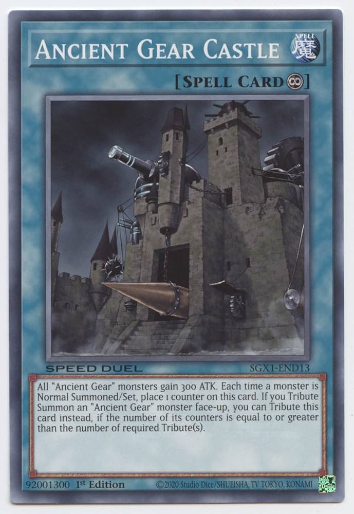 Amazon.com: Ancient Gear Castle - SGX1-END13 - Common - 1st